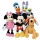 Set 6 jucarii de plus cu personaje Disney 30 cm