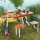 Masa pliabila picnic tip geamantan - Model lemn