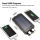 Baterie externa solara Army Waterproof 10000 mAh, 2 sloturi USB, lanterna