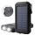 Baterie externa solara Army Waterproof 10000 mAh, 2 sloturi USB, lanterna