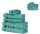 Set 6 prosoape 100% bumbac Azad Pakistan, densitate 400 gr/mp