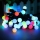 Instalatie multicolora 40 LED, 6 metri, globulete bulbi cherry