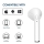 Casti Bluetooth I7 TWS fara fir cu dock de incarcare