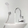 Robinet electric instant apa calda cu furtun - montare pe perete